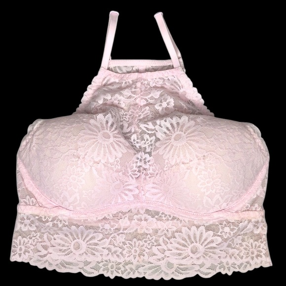 PINK Victoria’s Secret Push Up Padded High Neck Bralette Bra

Size: XS - Picture 2 of 8